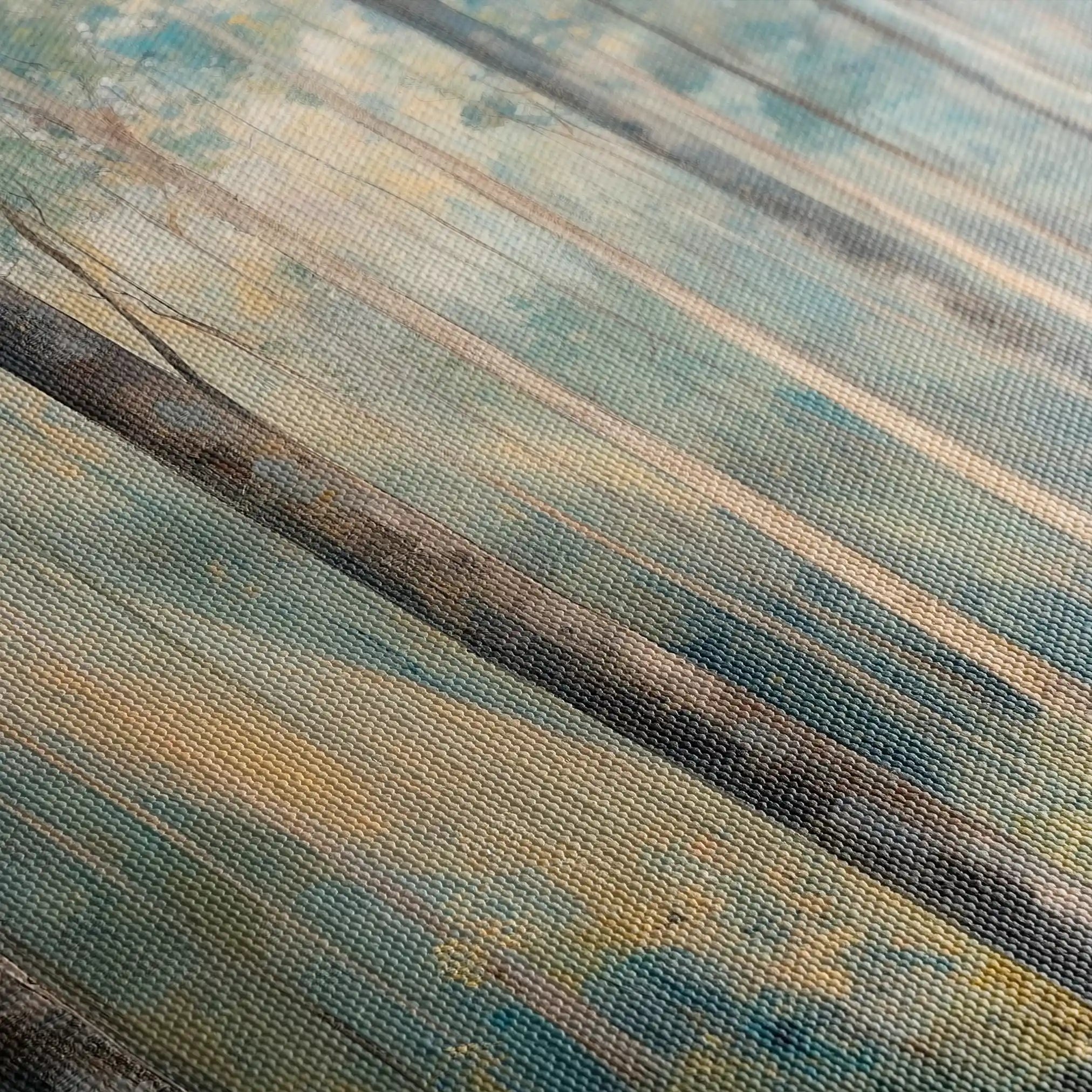 Landscape 441 Canvas Art 80 x 80 cm / Stretched on hidden frame