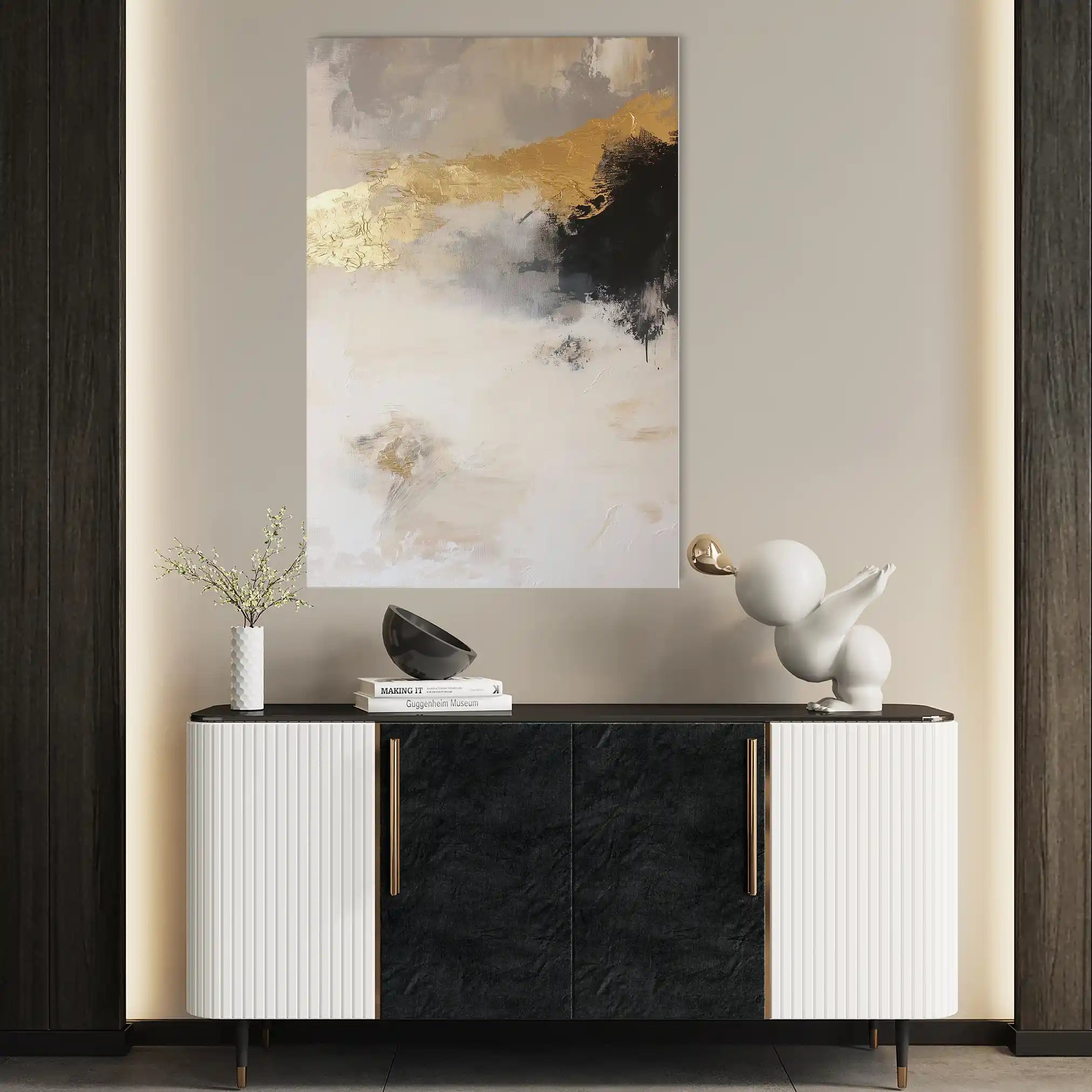 Abstract 442 Canvas Art 60 x 40 cm / Stretched on hidden frame