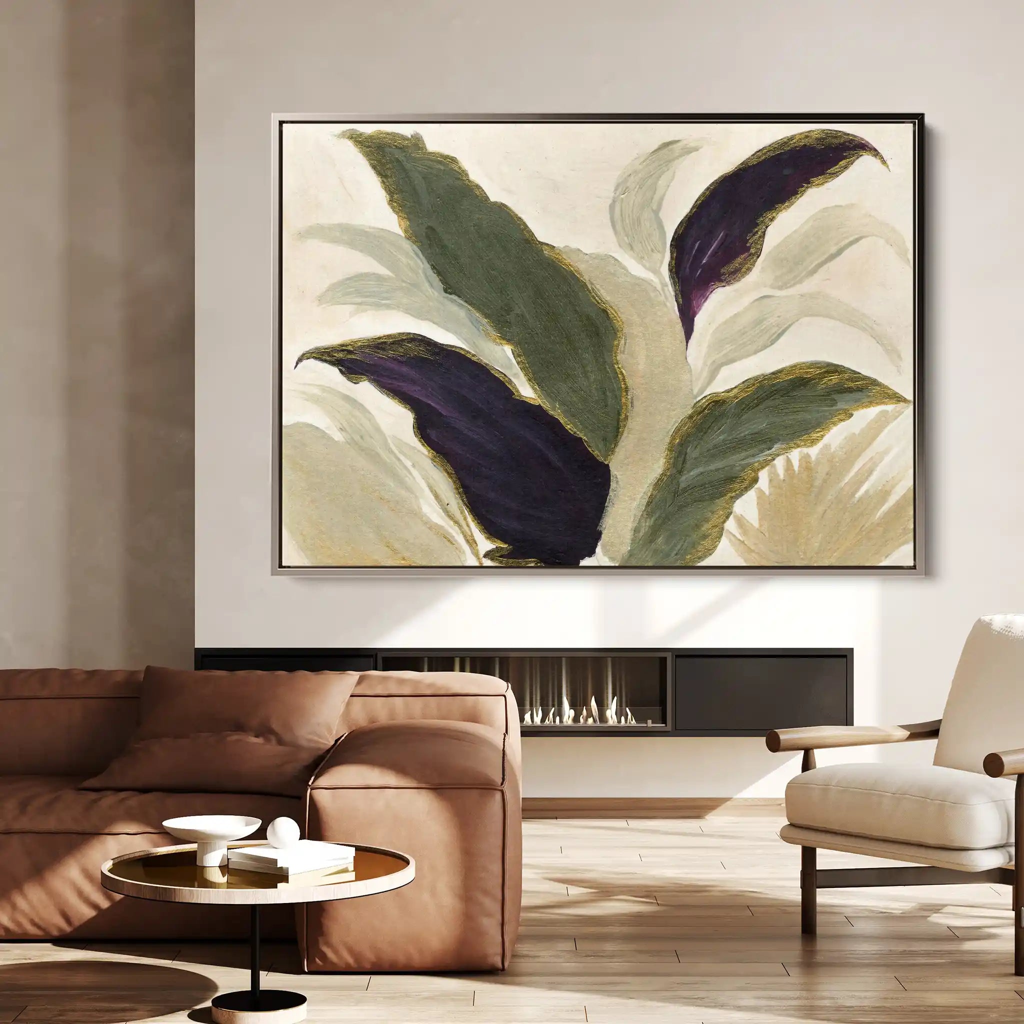Floral Canvas Wall Art WAD442-F 90 x 60 cm / Stretched on hidden frame