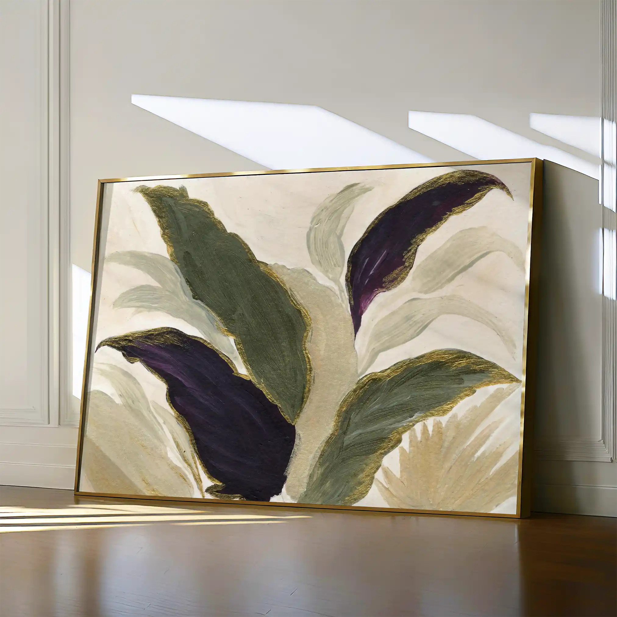 Floral Canvas Wall Art WAD442-F 90 x 60 cm / Stretched on hidden frame