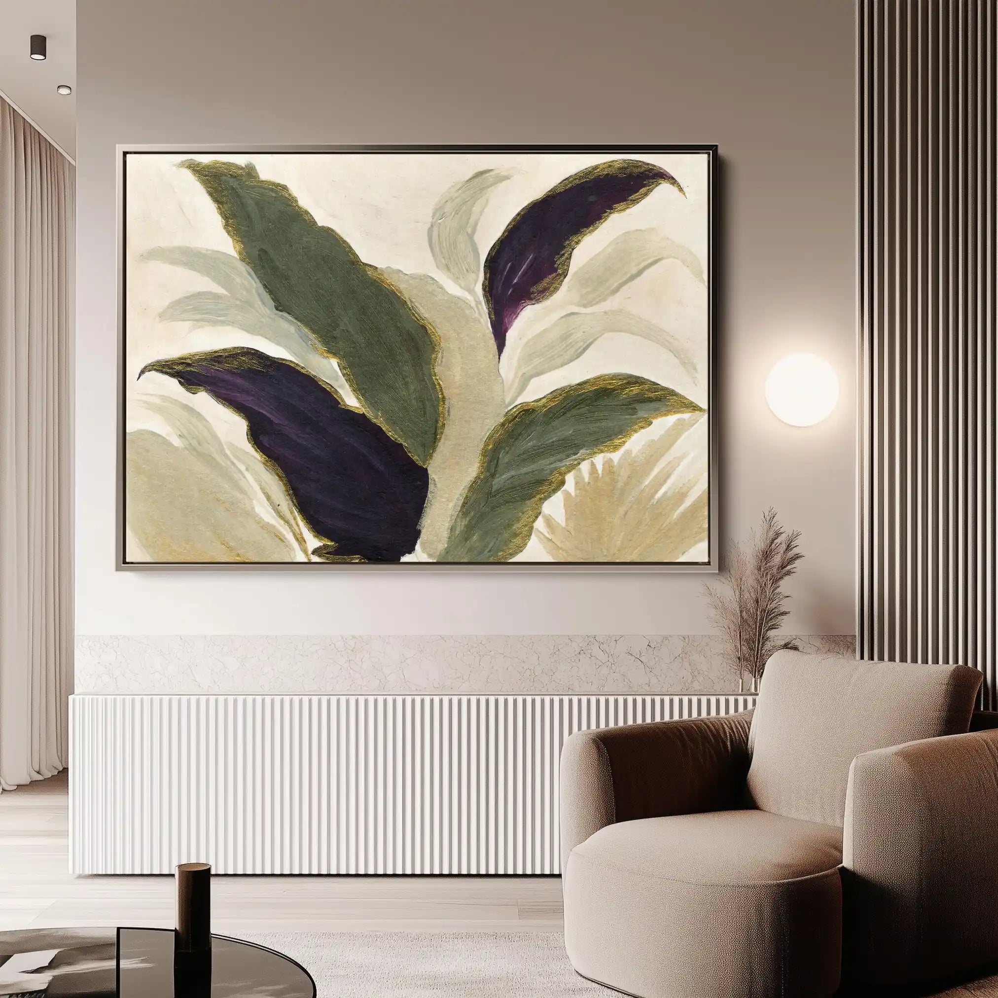 Floral Canvas Wall Art WAD442-F 90 x 60 cm / Stretched on hidden frame