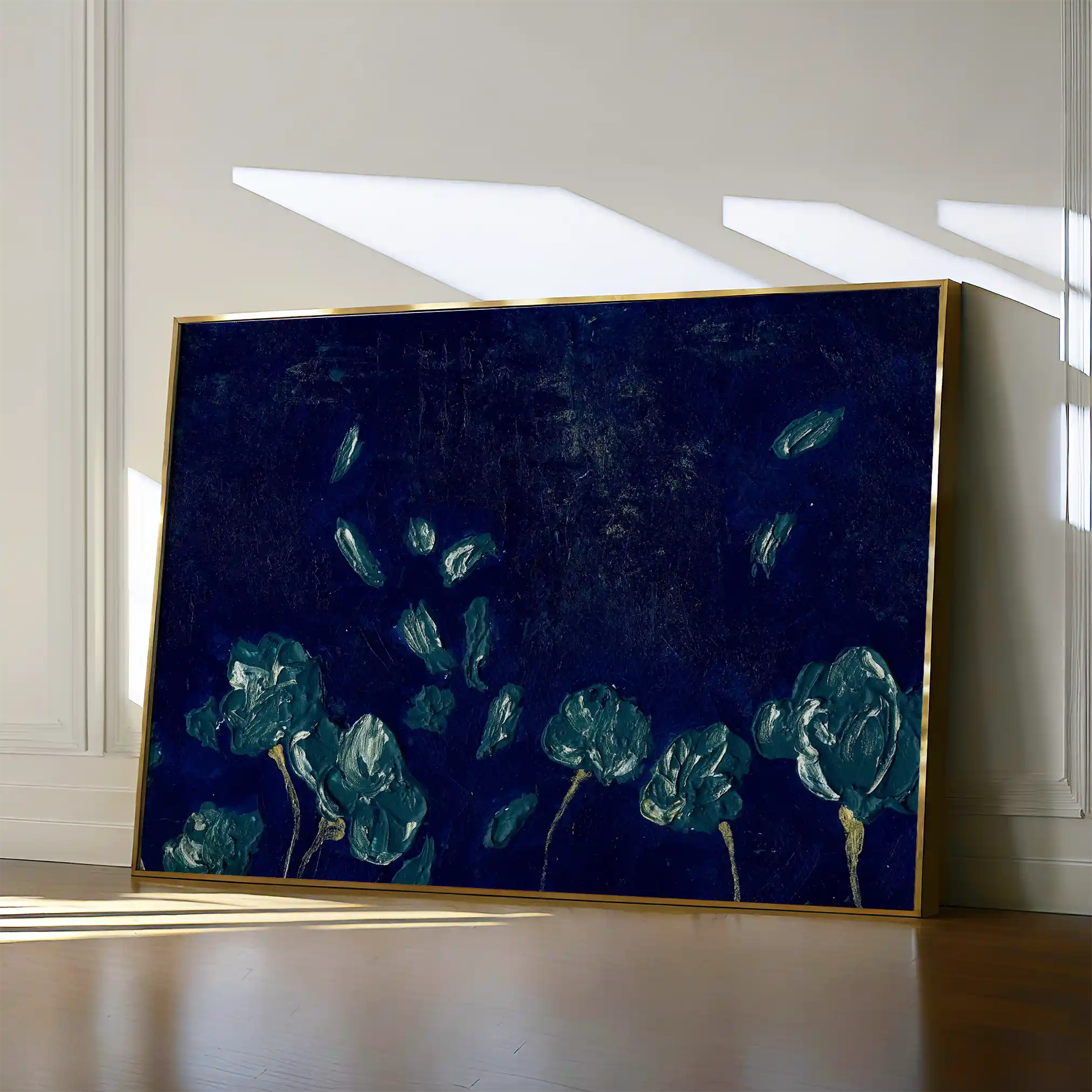 Floral Canvas Wall Art WAD443-F 90 x 60 cm / Stretched on hidden frame