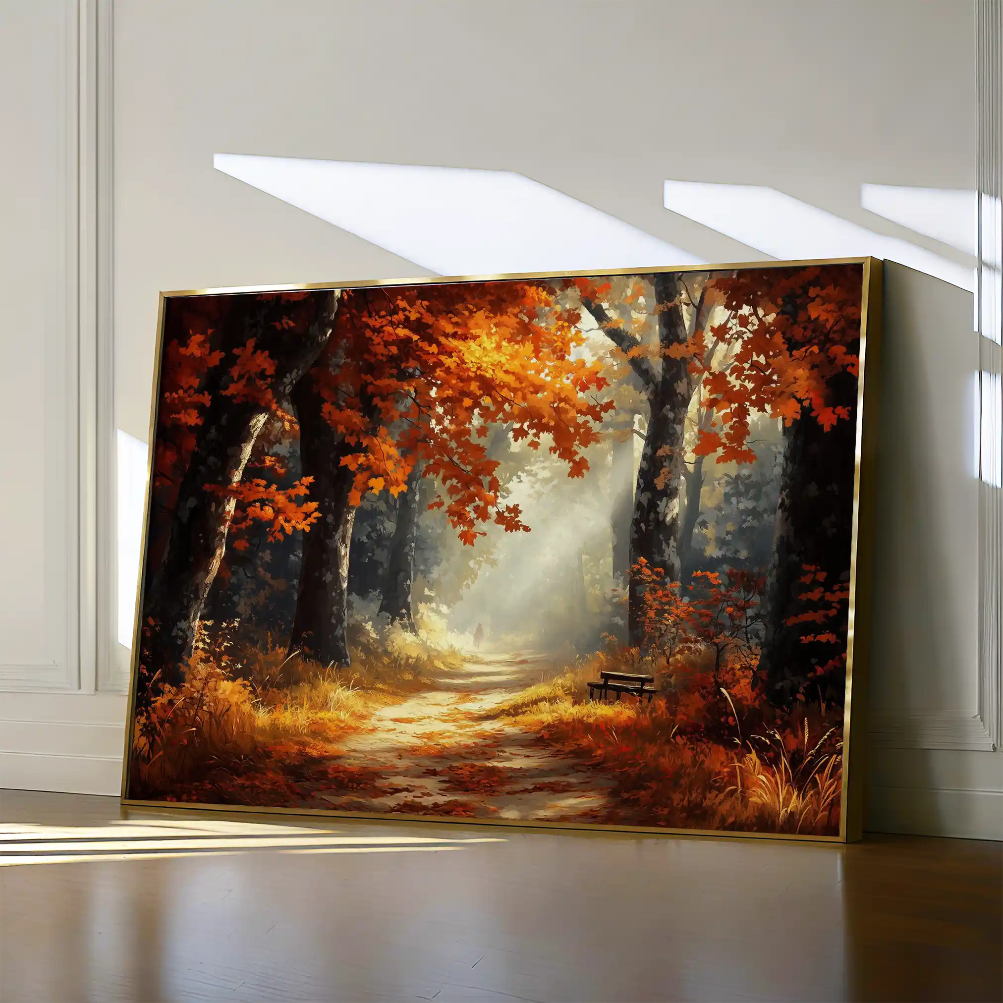 Landscape 443 Canvas Art 90 x 60 cm / Stretched on hidden frame