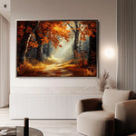 Landscape 443 Canvas Art 90 x 60 cm / Stretched on hidden frame