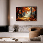Landscape 443 Canvas Art 90 x 60 cm / Stretched on hidden frame