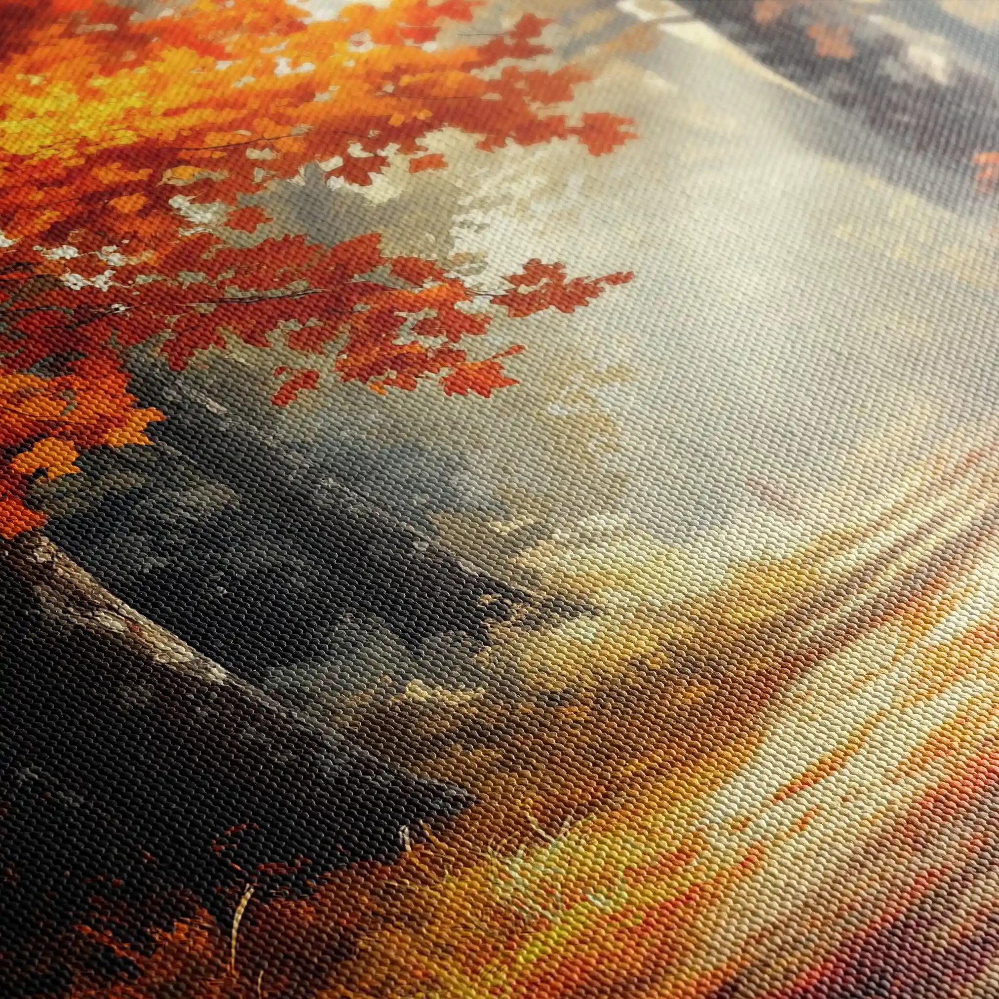 Landscape 443 Canvas Art 90 x 60 cm / Stretched on hidden frame