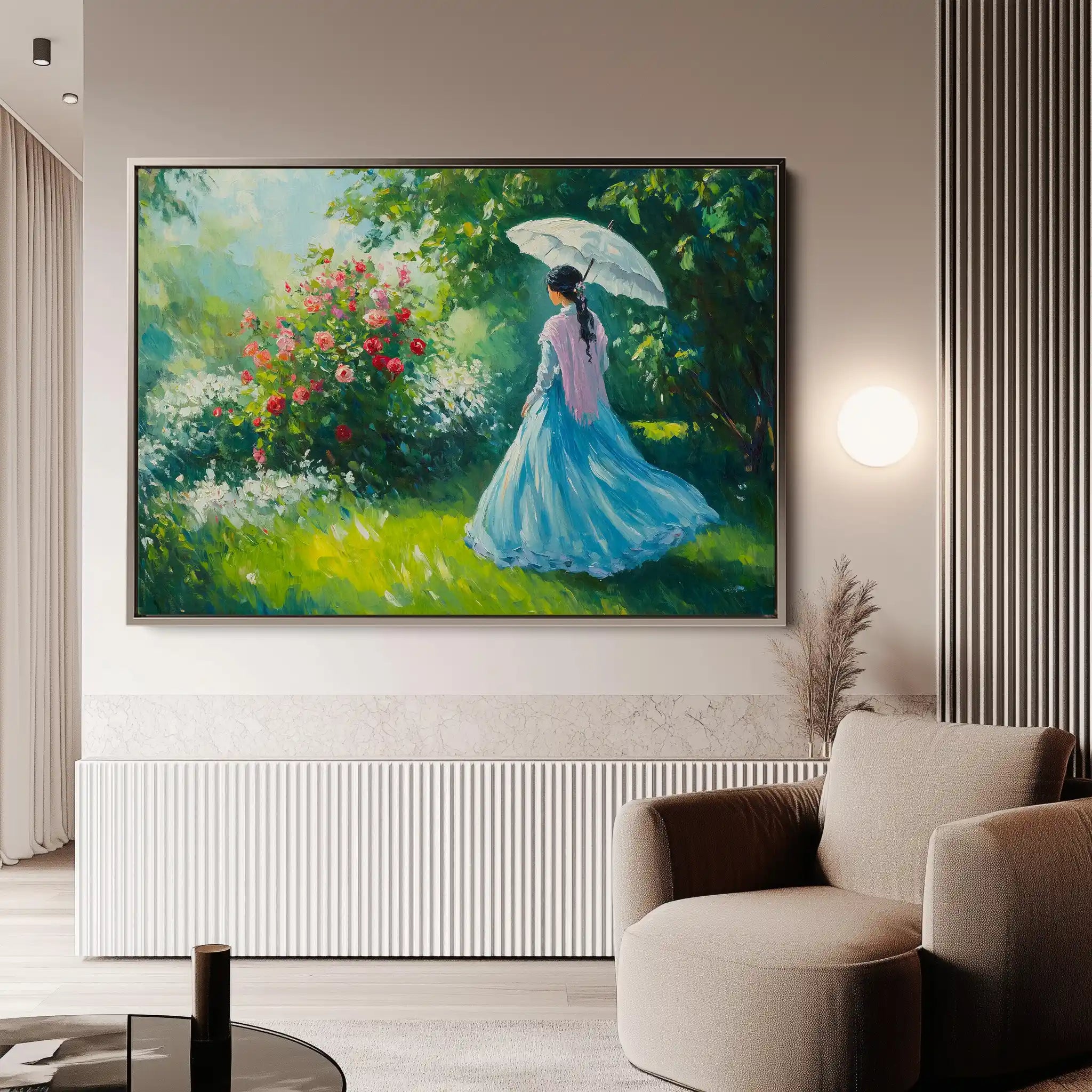 Landscape 444 Canvas Art 90 x 60 cm / Stretched on hidden frame