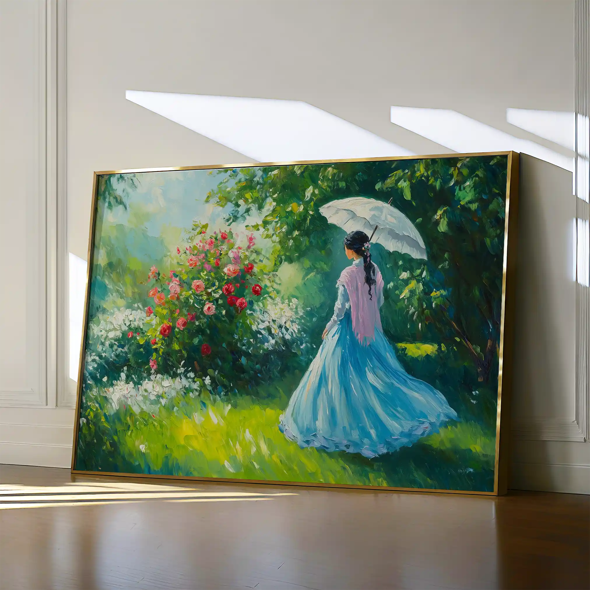 Landscape 444 Canvas Art 90 x 60 cm / Stretched on hidden frame