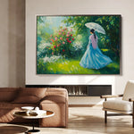 Landscape 444 Canvas Art 90 x 60 cm / Stretched on hidden frame
