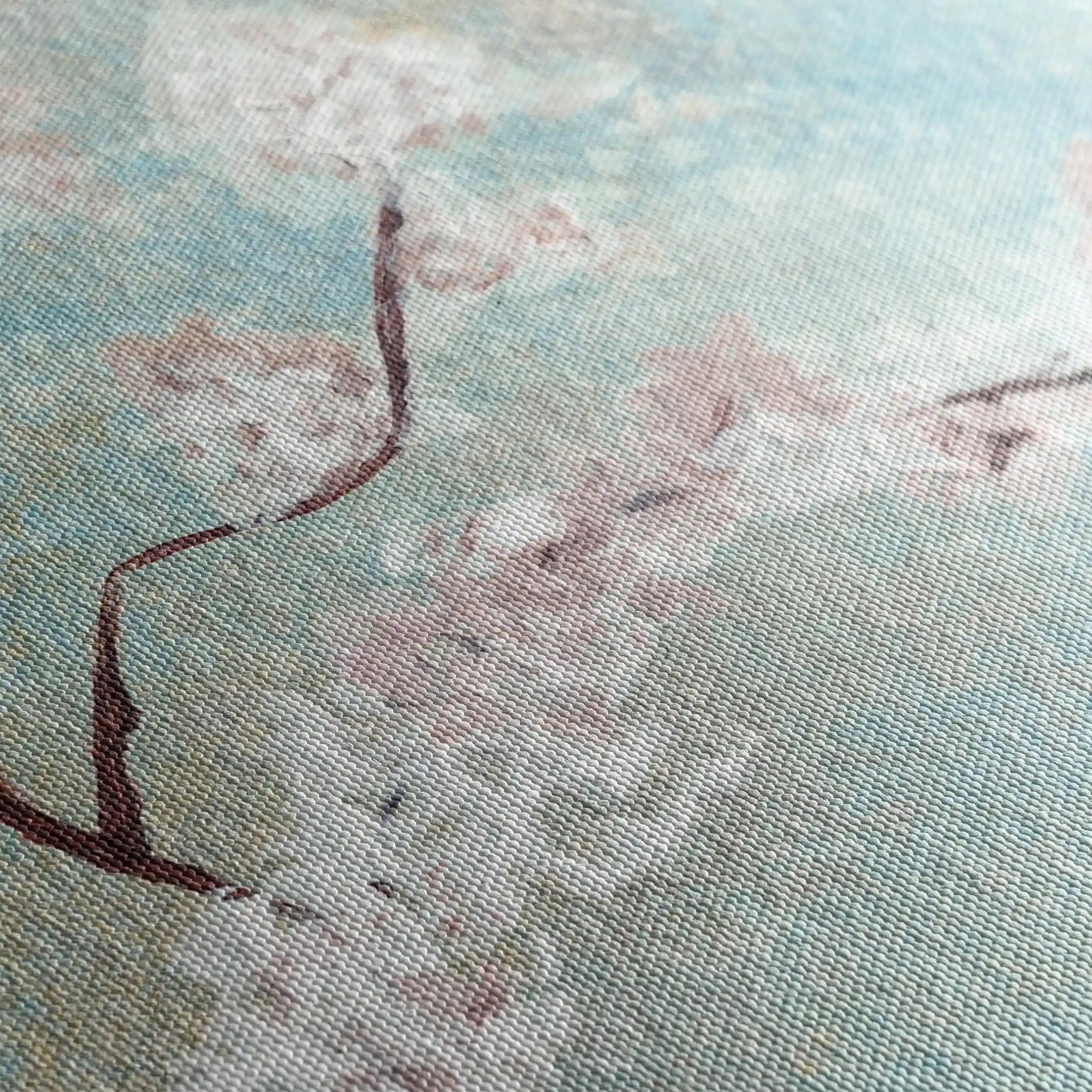 Floral Canvas Wall Art WAD445-F 90 x 60 cm / Stretched on hidden frame