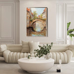 Landscape 445 Canvas Art 90 x 60 cm / Stretched on hidden frame