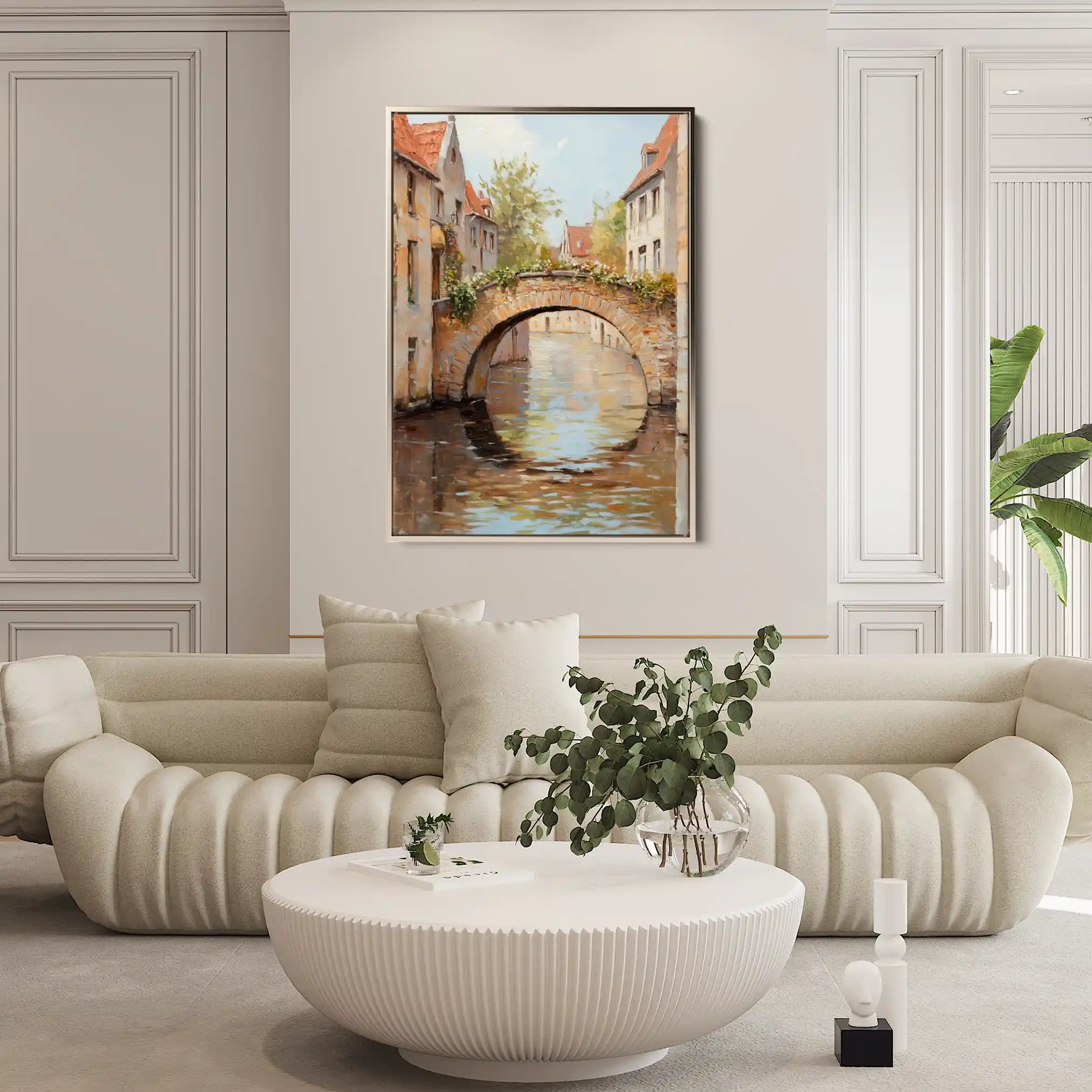 Landscape 445 Canvas Art 90 x 60 cm / Stretched on hidden frame