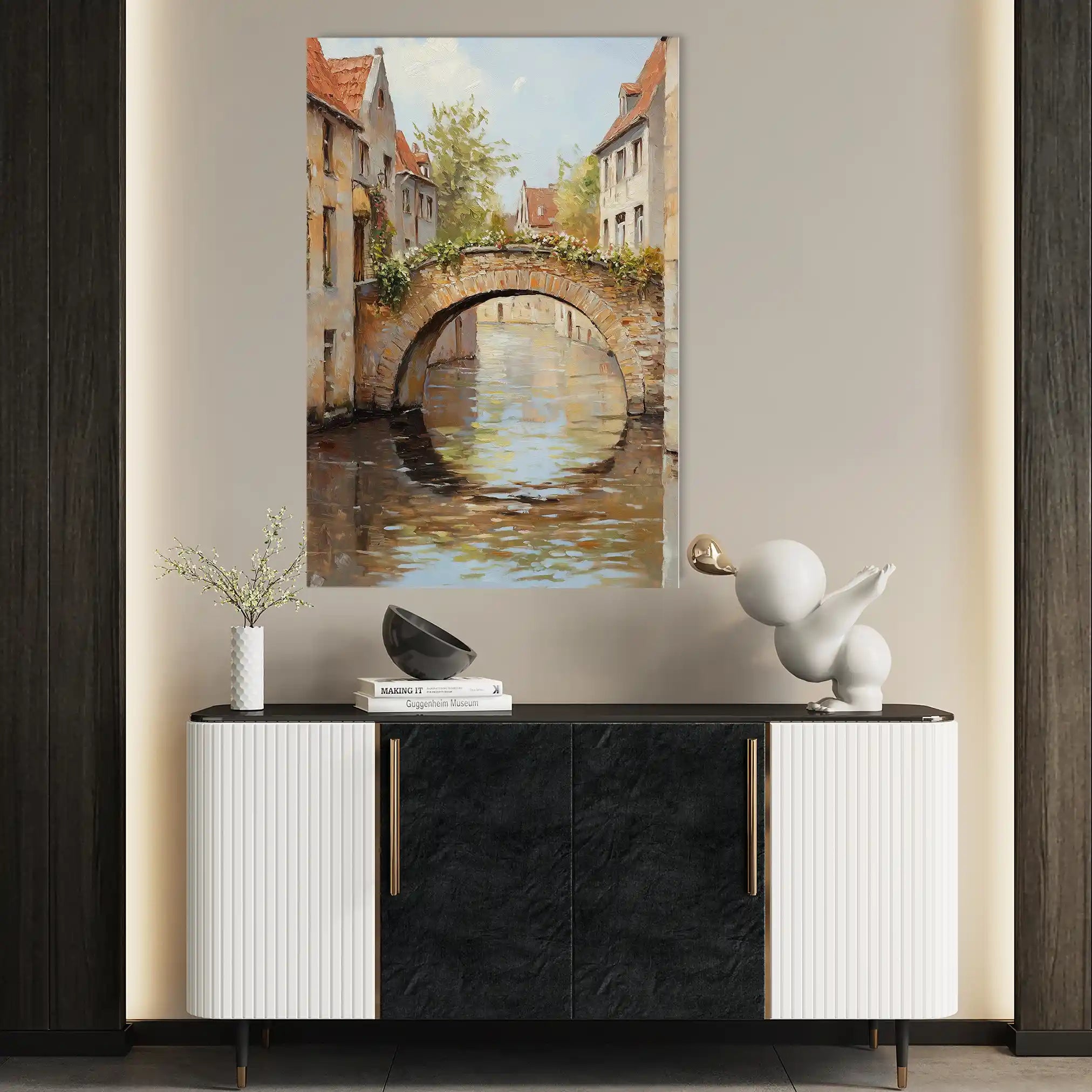 Landscape 445 Canvas Art 90 x 60 cm / Stretched on hidden frame