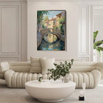 Landscape 446 Canvas Art 90 x 60 cm / Stretched on hidden frame