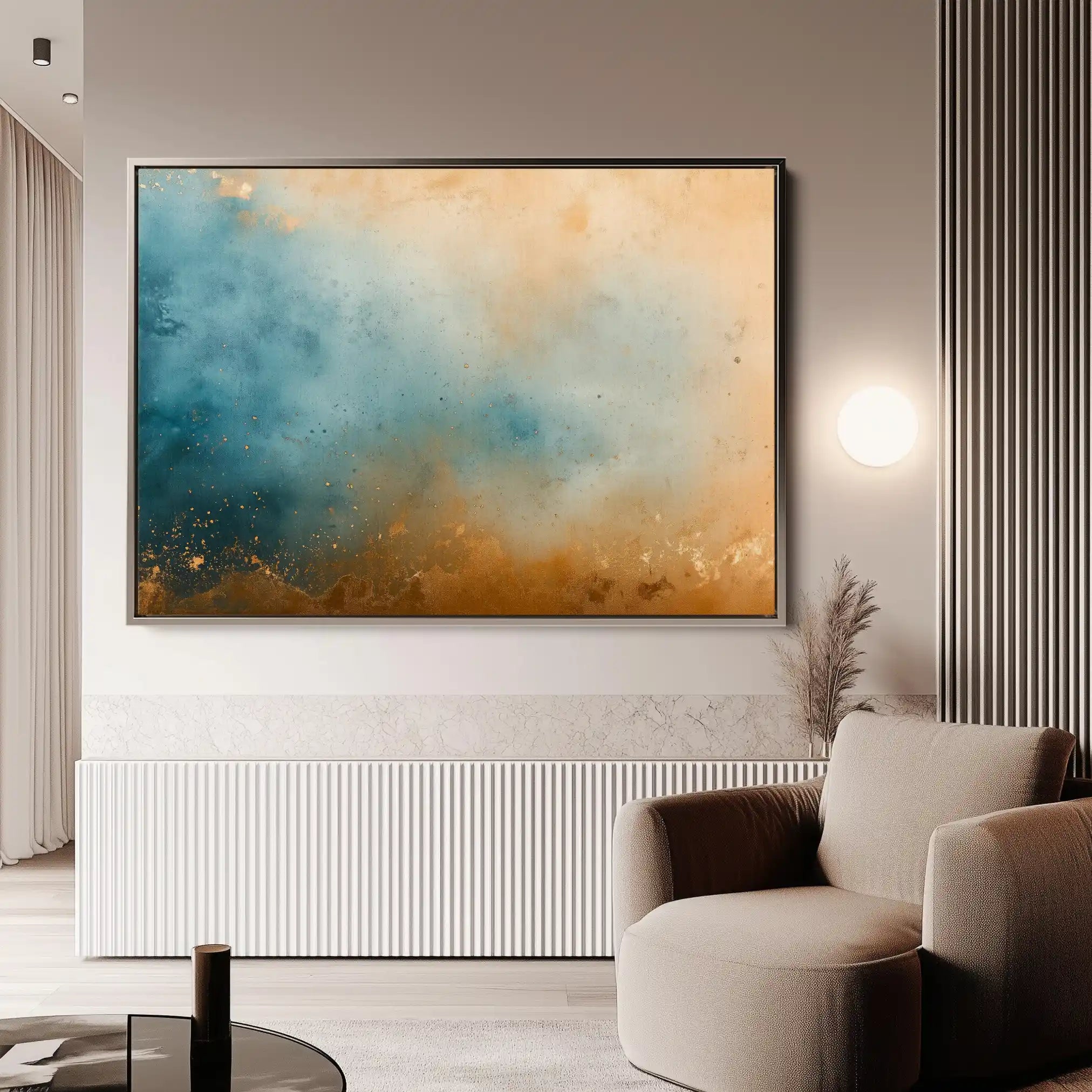 Abstract 447 Canvas Art 60 x 40 cm / Stretched on hidden frame