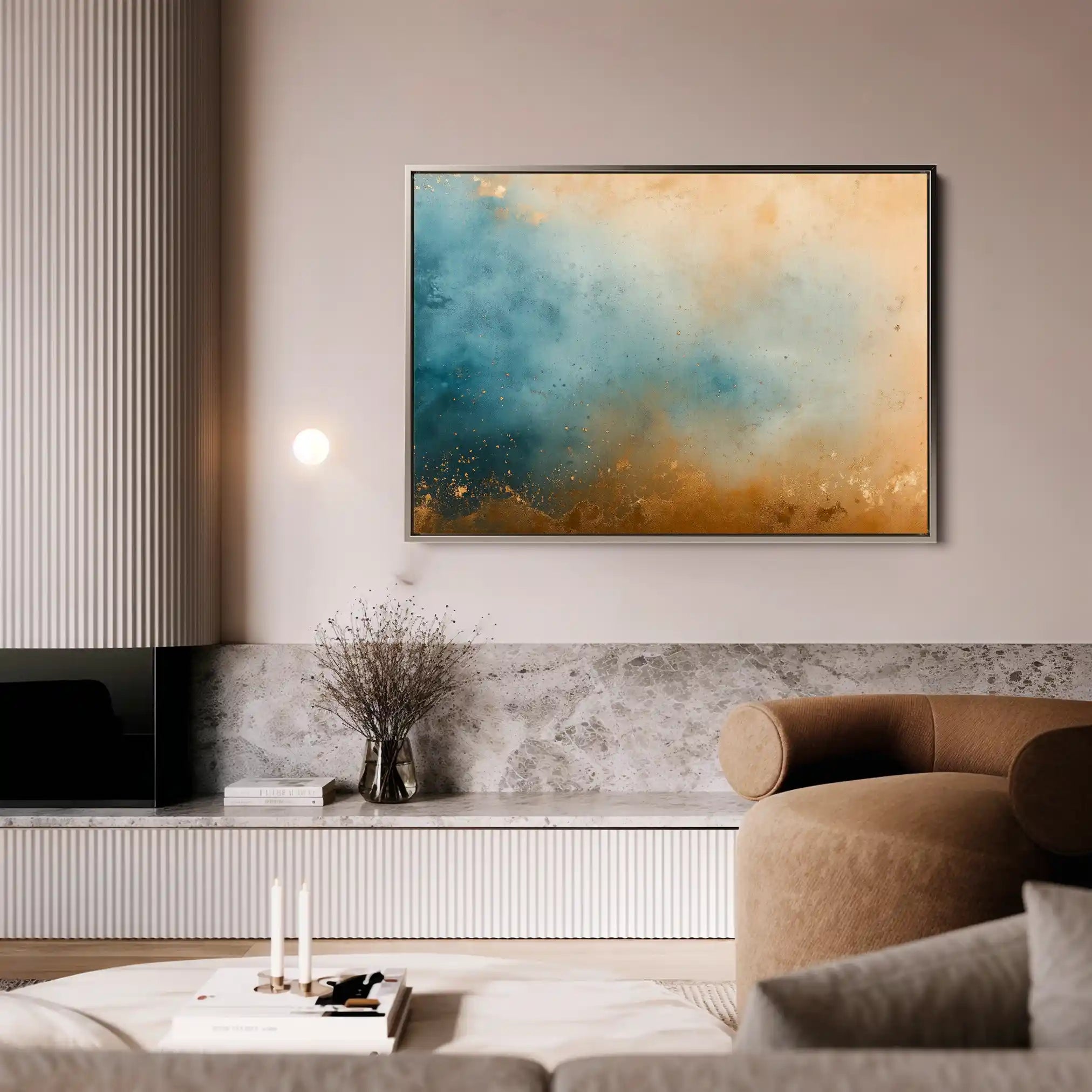 Abstract 447 Canvas Art 60 x 40 cm / Stretched on hidden frame