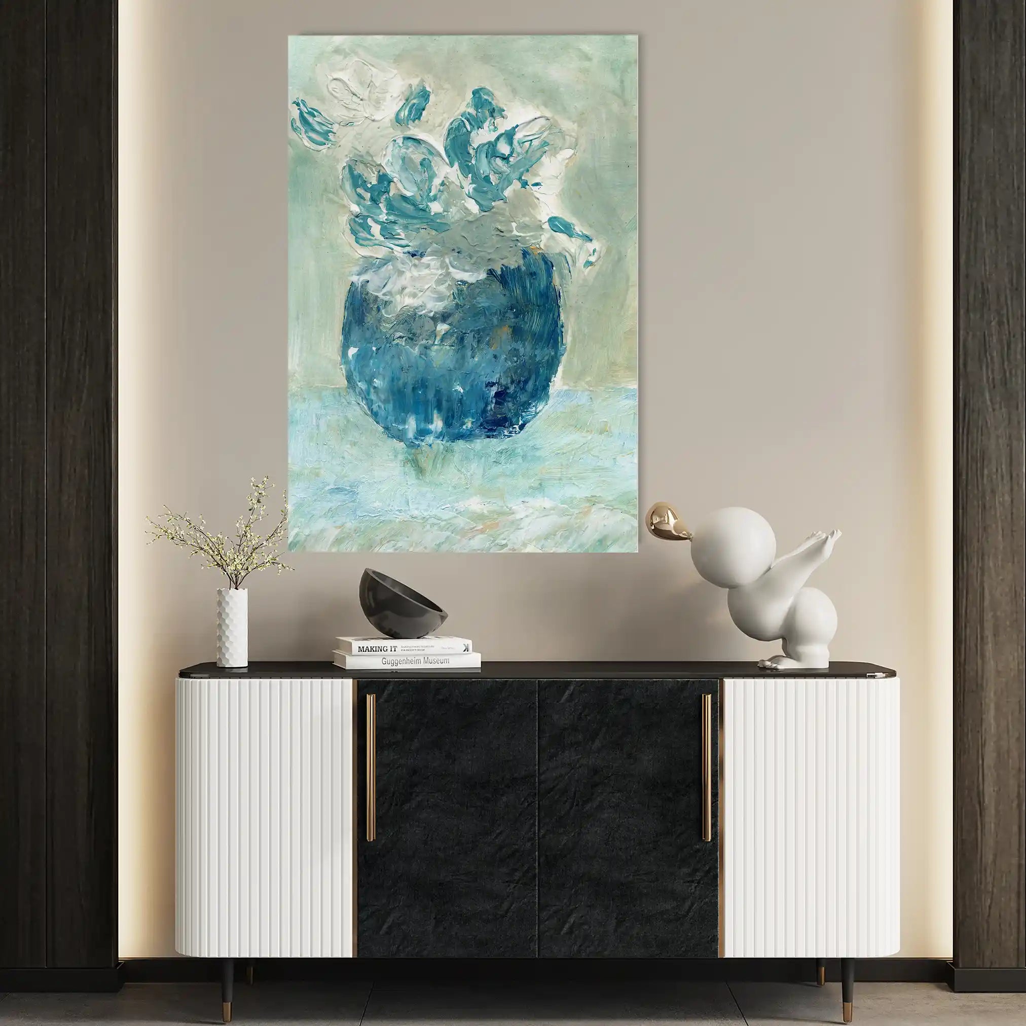 Floral Canvas Wall Art WAD447-F 90 x 60 cm / Stretched on hidden frame