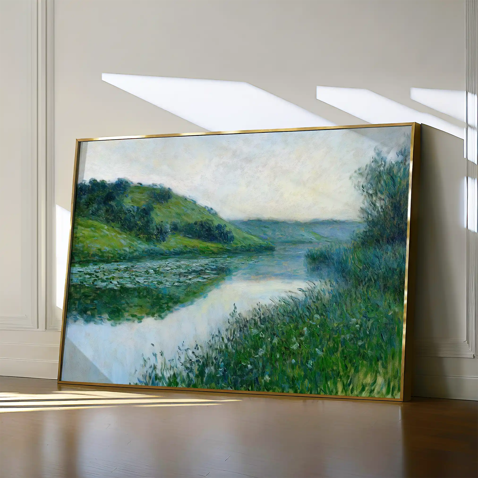 Landscape 447 Canvas Art 90 x 60 cm / Stretched on hidden frame