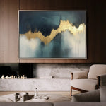 Abstract 451 Canvas Art 60 x 40 cm / Stretched on hidden frame