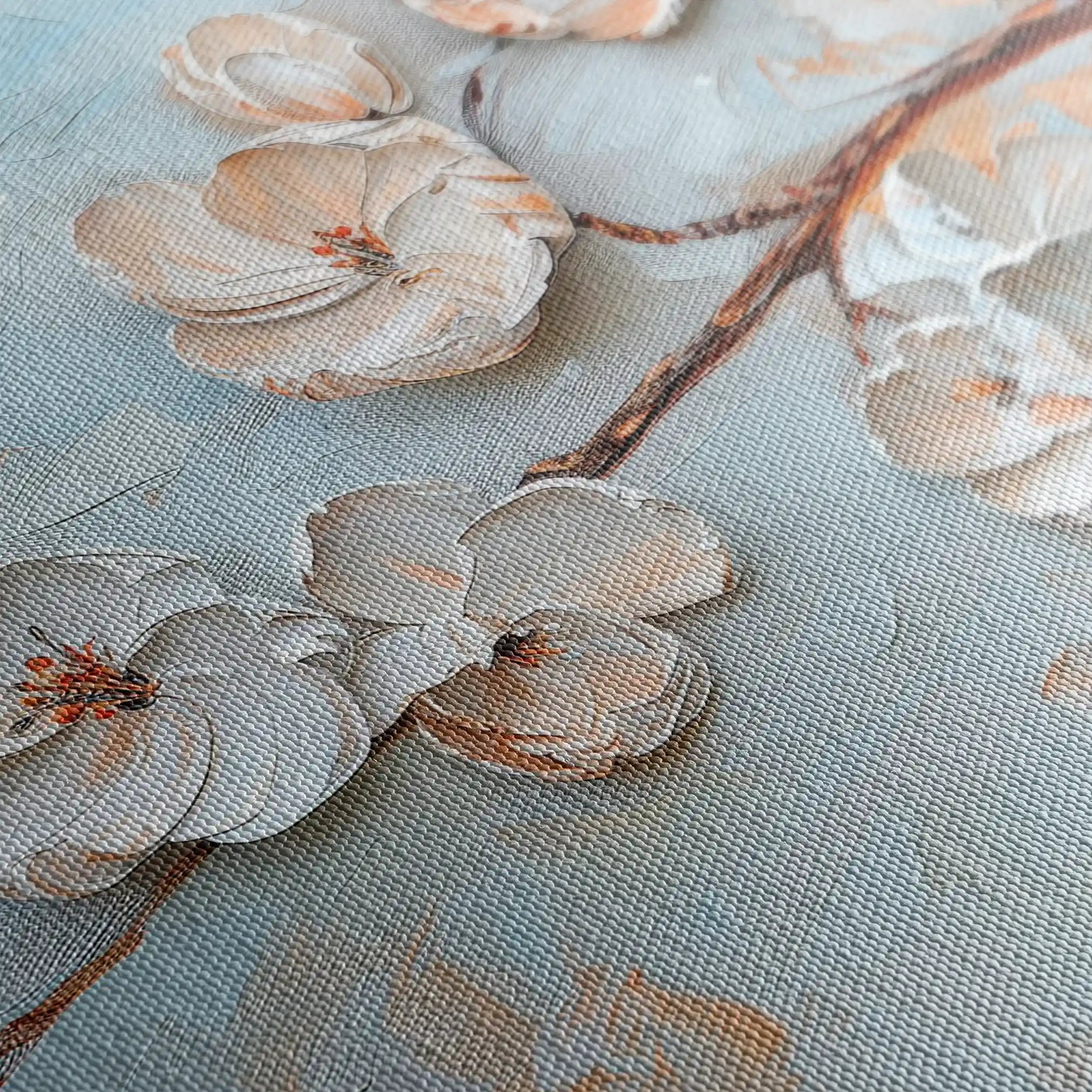 Floral Canvas Wall Art WAD451-F 90 x 60 cm / Stretched on hidden frame