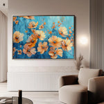 Floral Canvas Wall Art WAD452-F 90 x 60 cm / Stretched on hidden frame