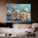Floral Canvas Wall Art WAD452-F 90 x 60 cm / Stretched on hidden frame