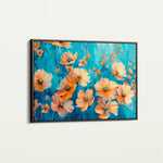 Floral Canvas Wall Art WAD452-F 90 x 60 cm / Stretched on hidden frame