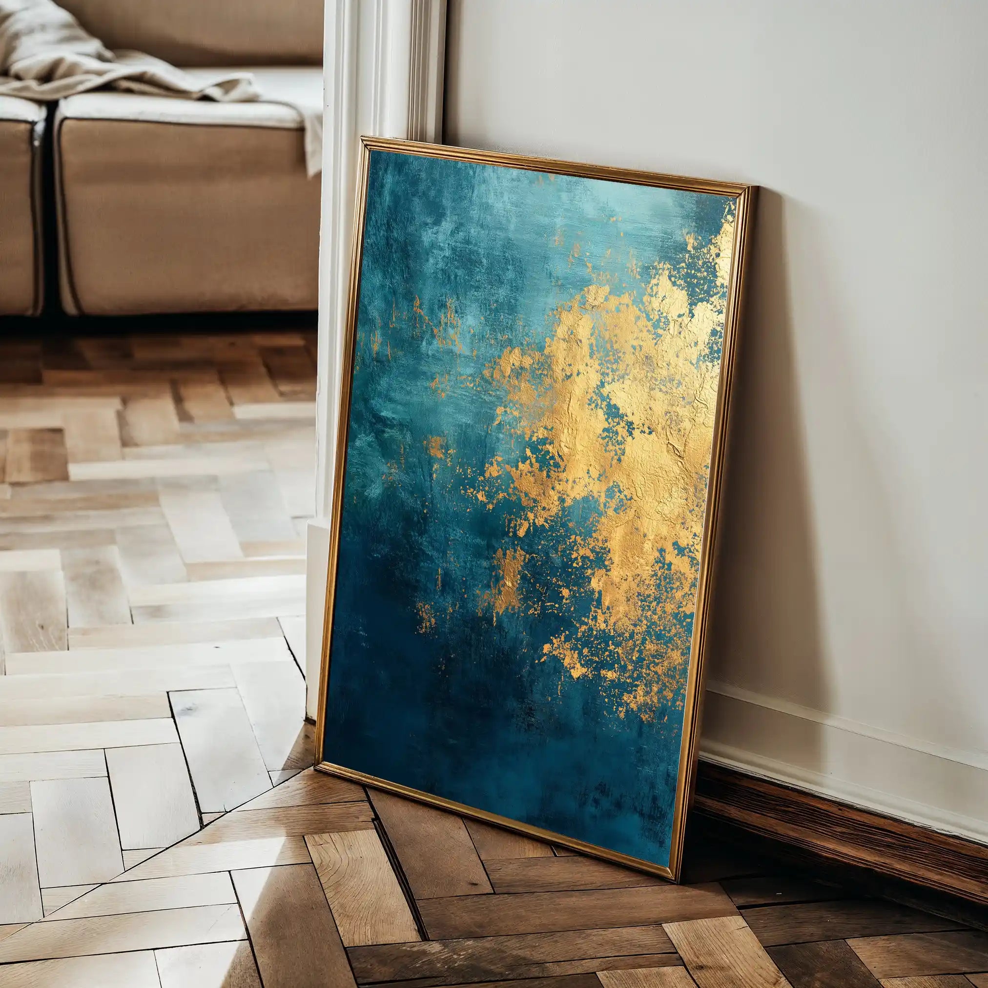 Abstract 453 Canvas Art 60 x 40 cm / Stretched on hidden frame