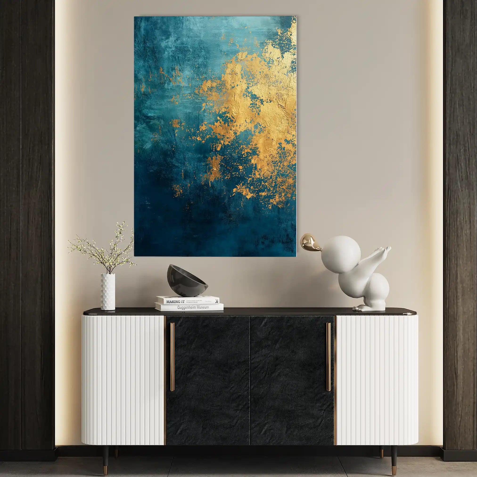 Abstract 453 Canvas Art 60 x 40 cm / Stretched on hidden frame