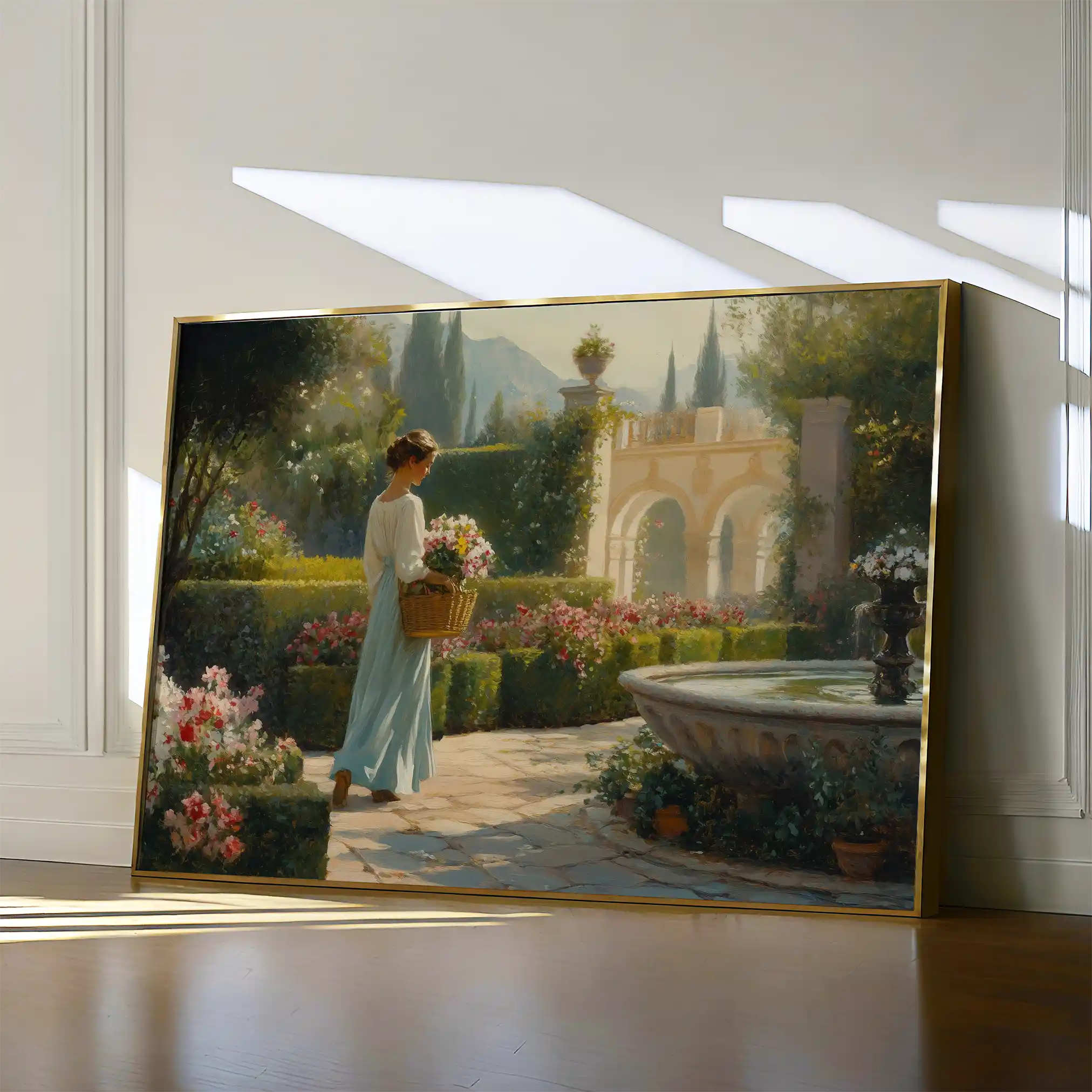 Landscape 453 Canvas Art 90 x 60 cm / Stretched on hidden frame