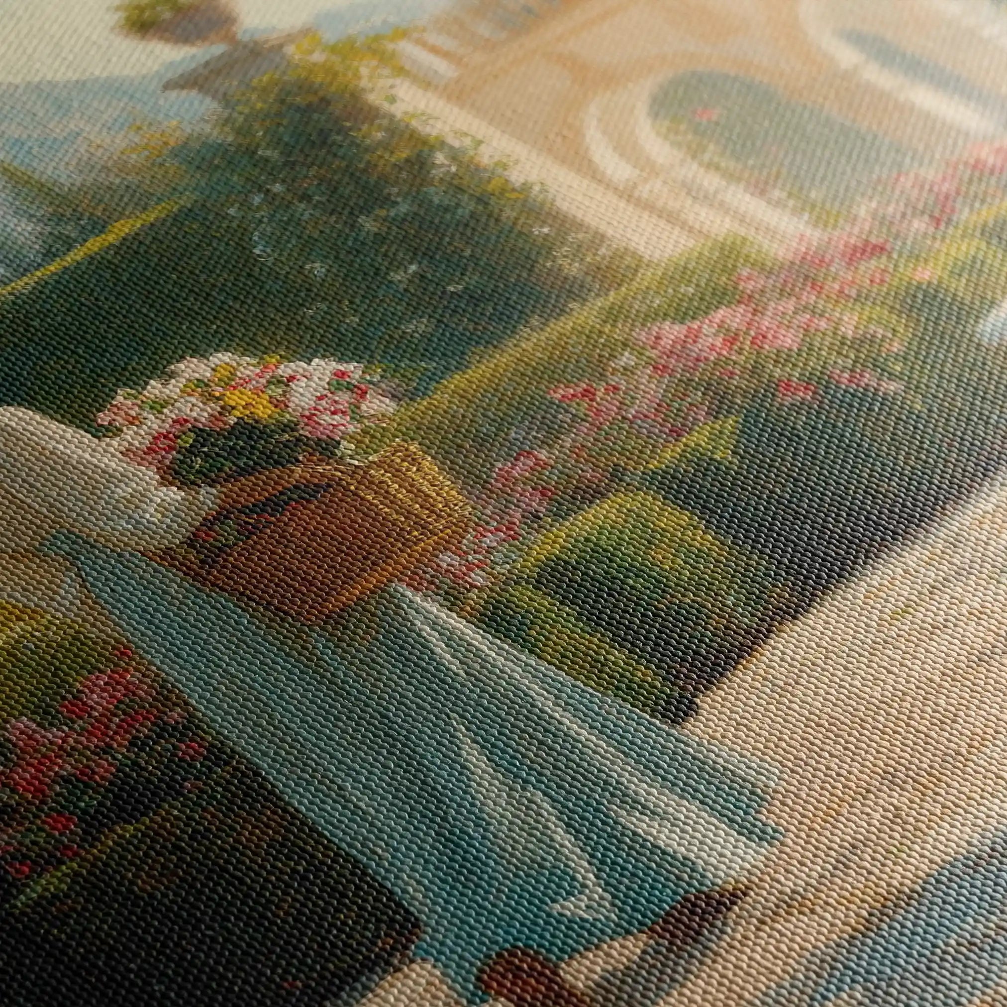 Landscape 453 Canvas Art 90 x 60 cm / Stretched on hidden frame