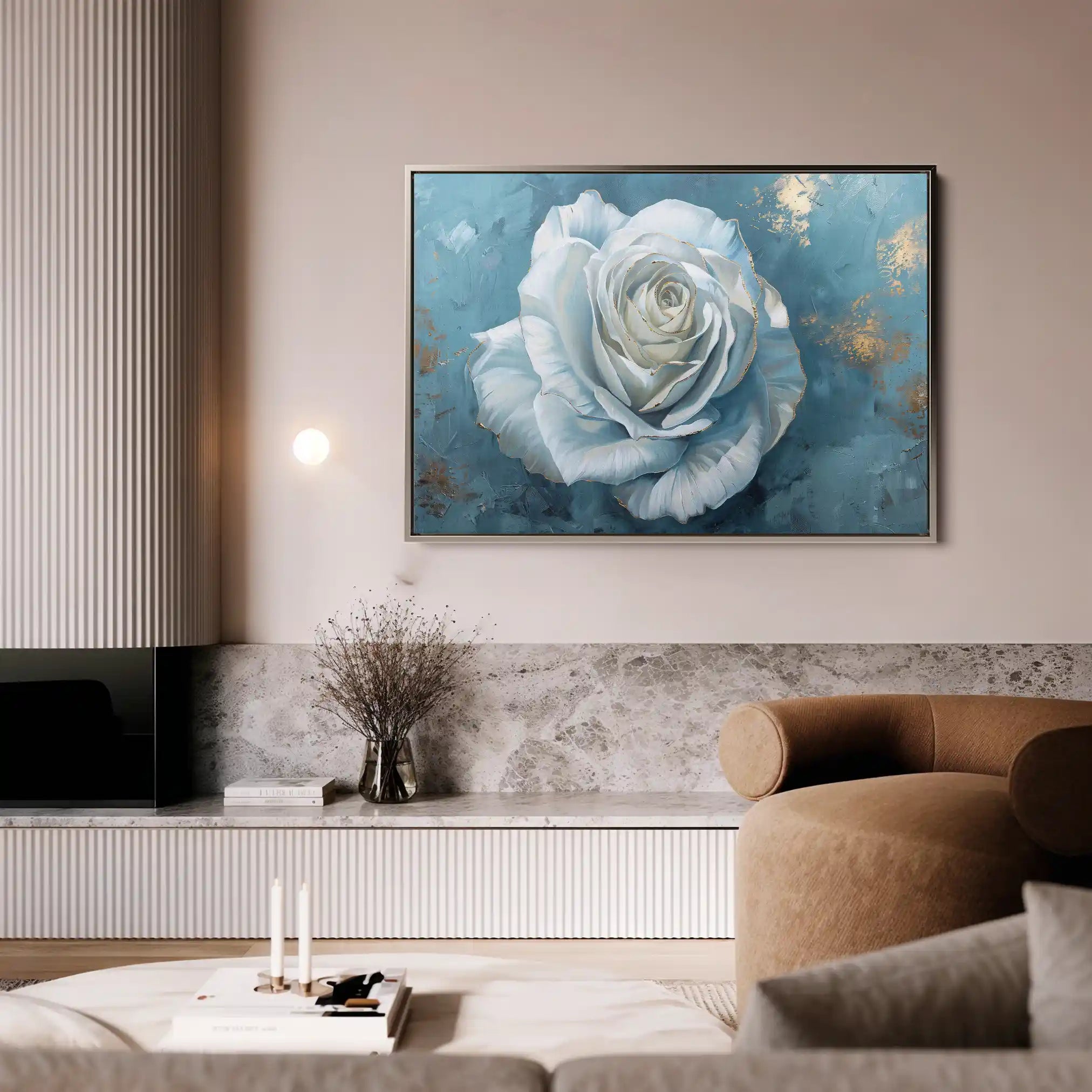 Floral Canvas Wall Art WAD454-F 90 x 60 cm / Stretched on hidden frame