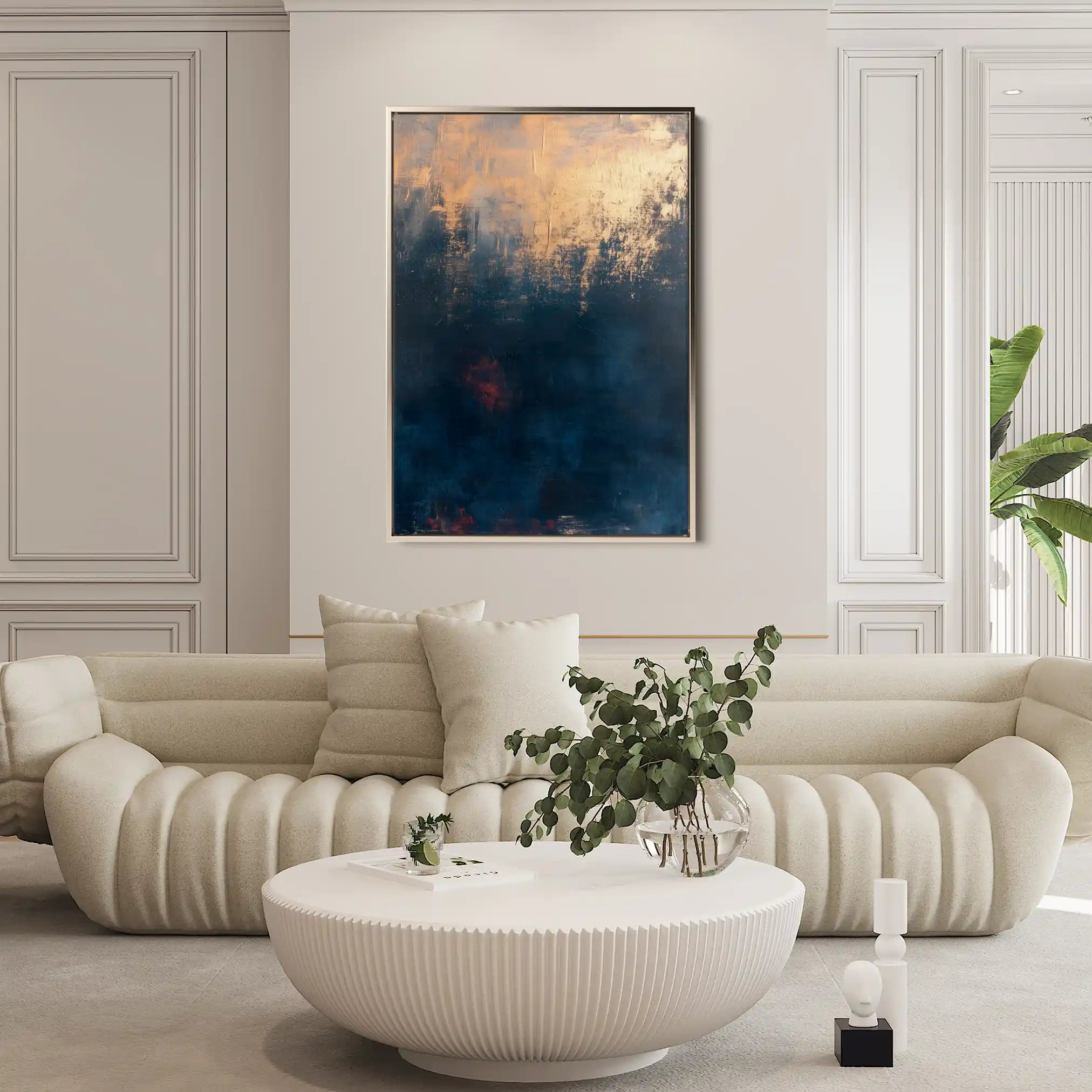 Abstract 455 Canvas Art 60 x 40 cm / Stretched on hidden frame