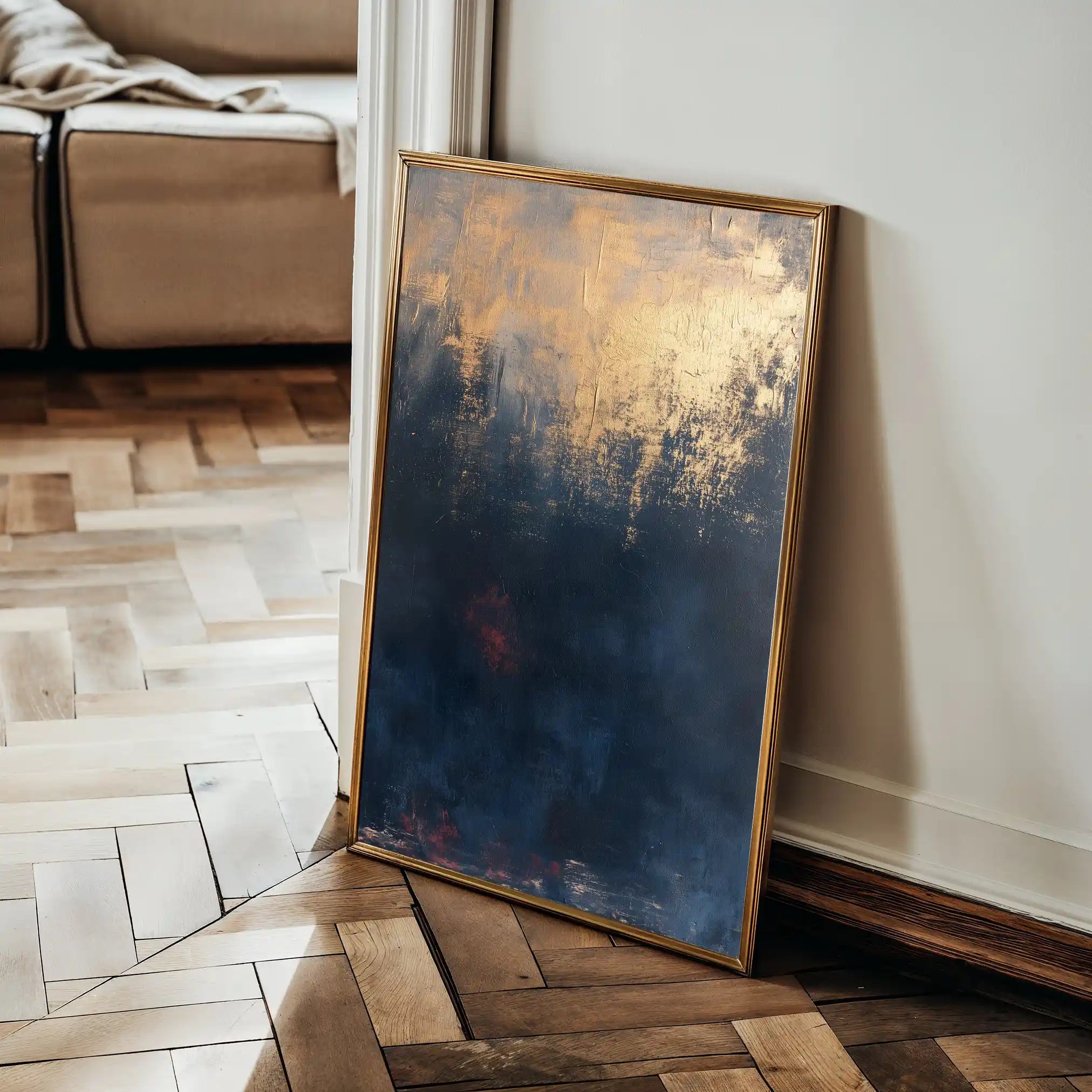 Abstract 455 Canvas Art 60 x 40 cm / Stretched on hidden frame