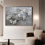 Floral Canvas Wall Art WAD455-F 90 x 60 cm / Stretched on hidden frame