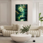 Landscape 455 Canvas Art 90 x 60 cm / Stretched on hidden frame