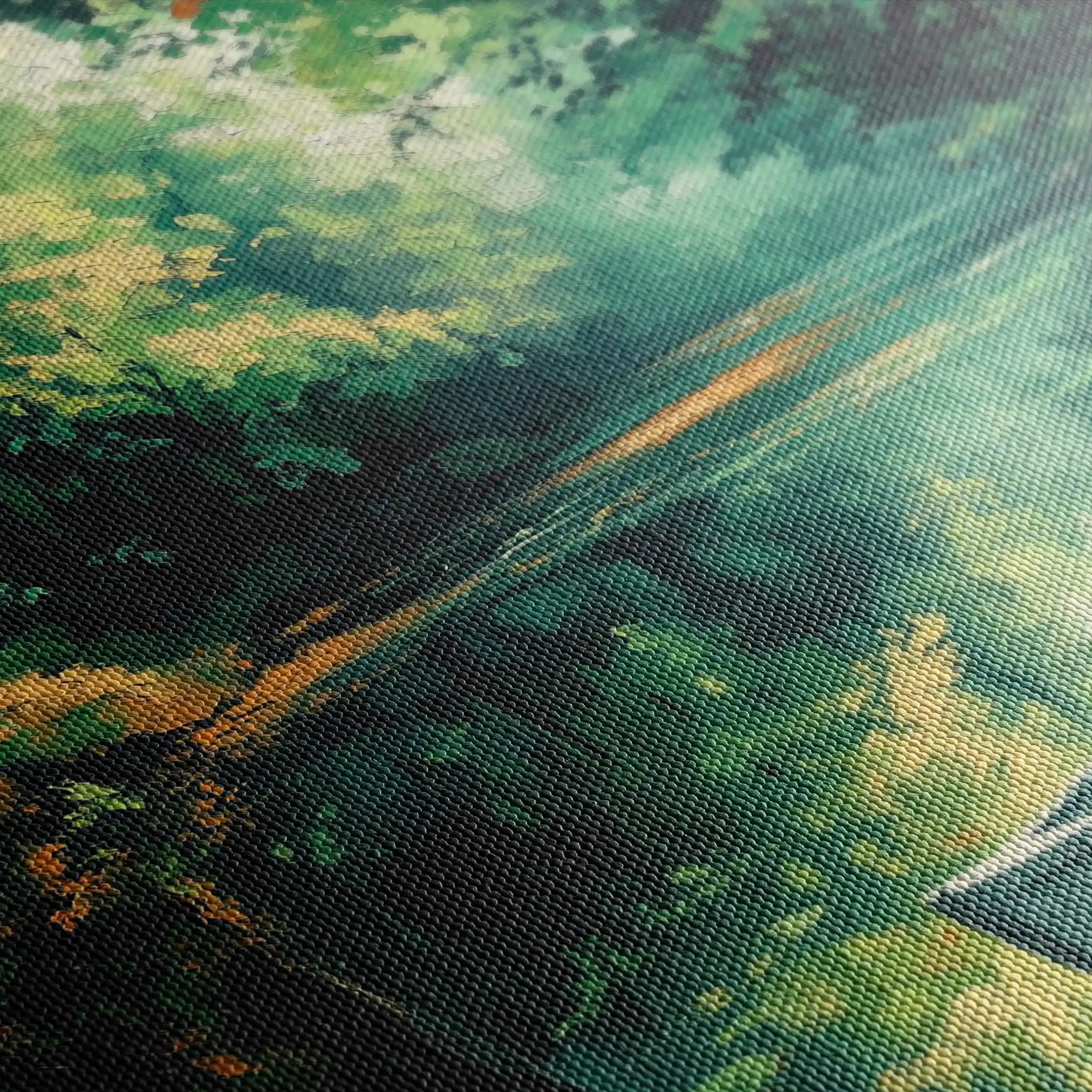 Landscape 455 Canvas Art 90 x 60 cm / Stretched on hidden frame