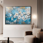 Floral Canvas Wall Art WAD456-F 90 x 60 cm / Stretched on hidden frame