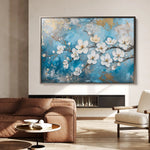 Floral Canvas Wall Art WAD456-F 90 x 60 cm / Stretched on hidden frame