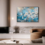 Floral Canvas Wall Art WAD456-F 90 x 60 cm / Stretched on hidden frame