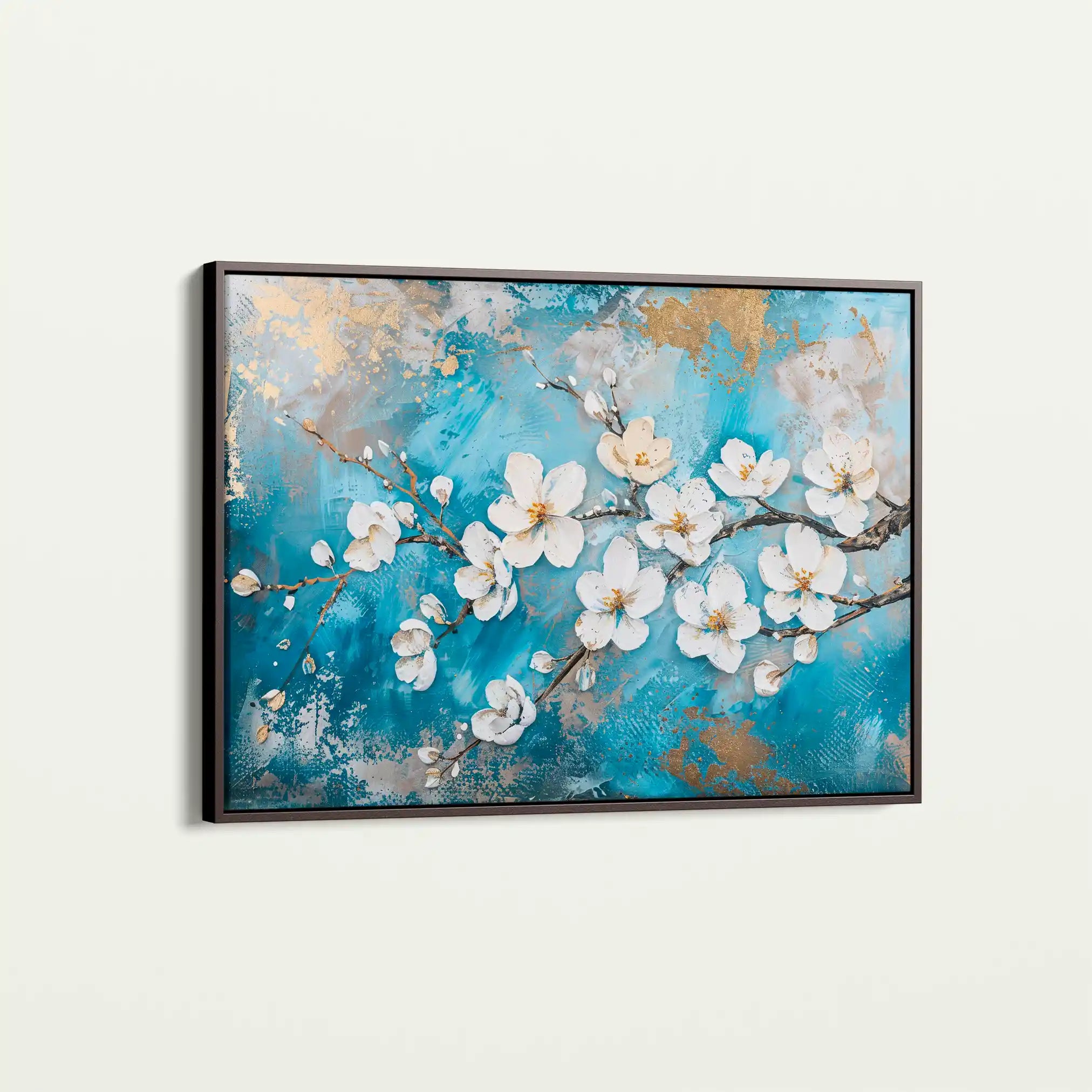 Floral Canvas Wall Art WAD456-F 90 x 60 cm / Stretched on hidden frame