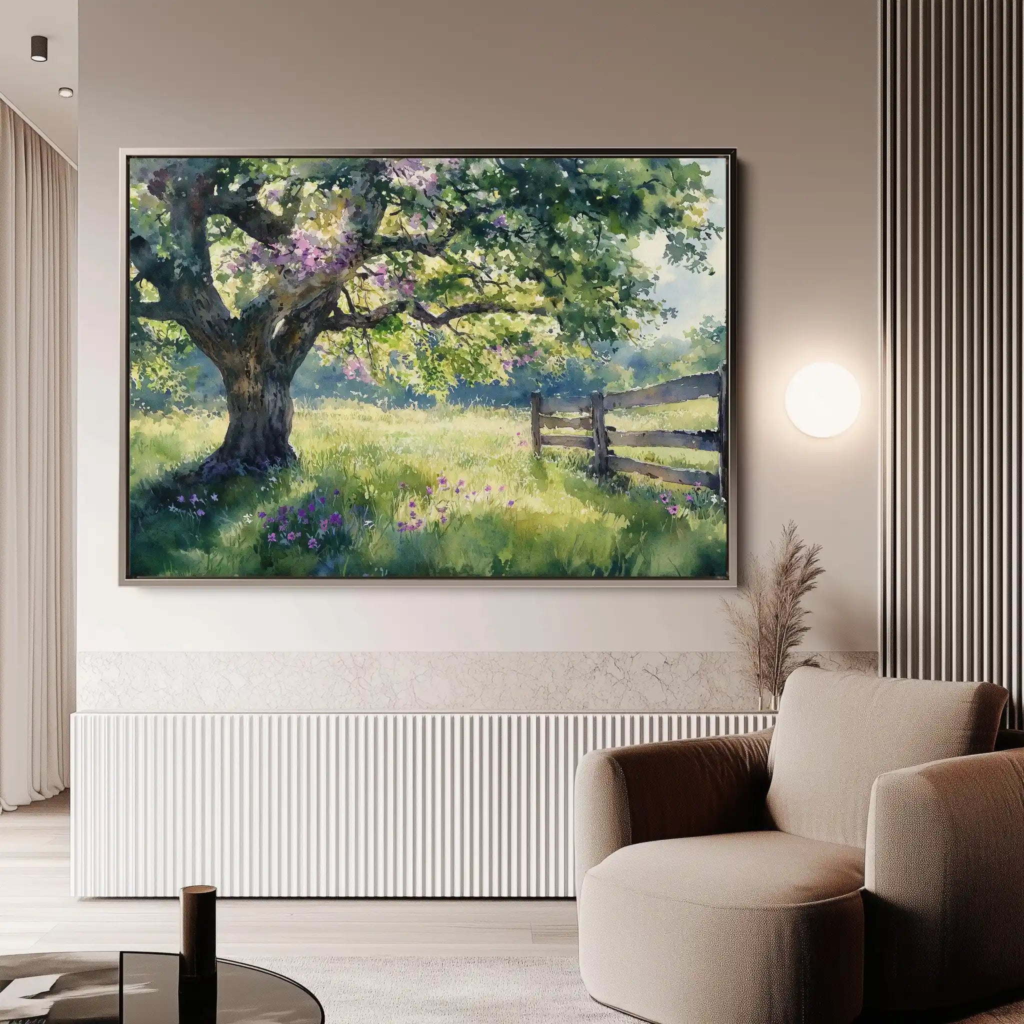 Landscape 456 Canvas Art 90 x 60 cm / Stretched on hidden frame
