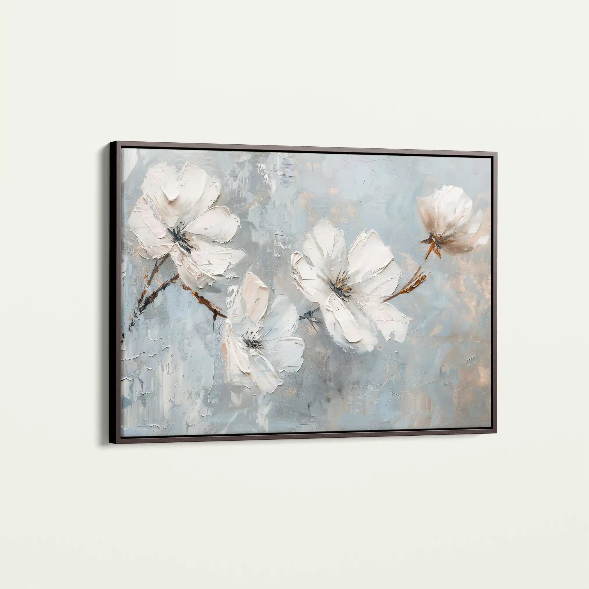 Floral Canvas Wall Art WAD457-F 90 x 60 cm / Stretched on hidden frame