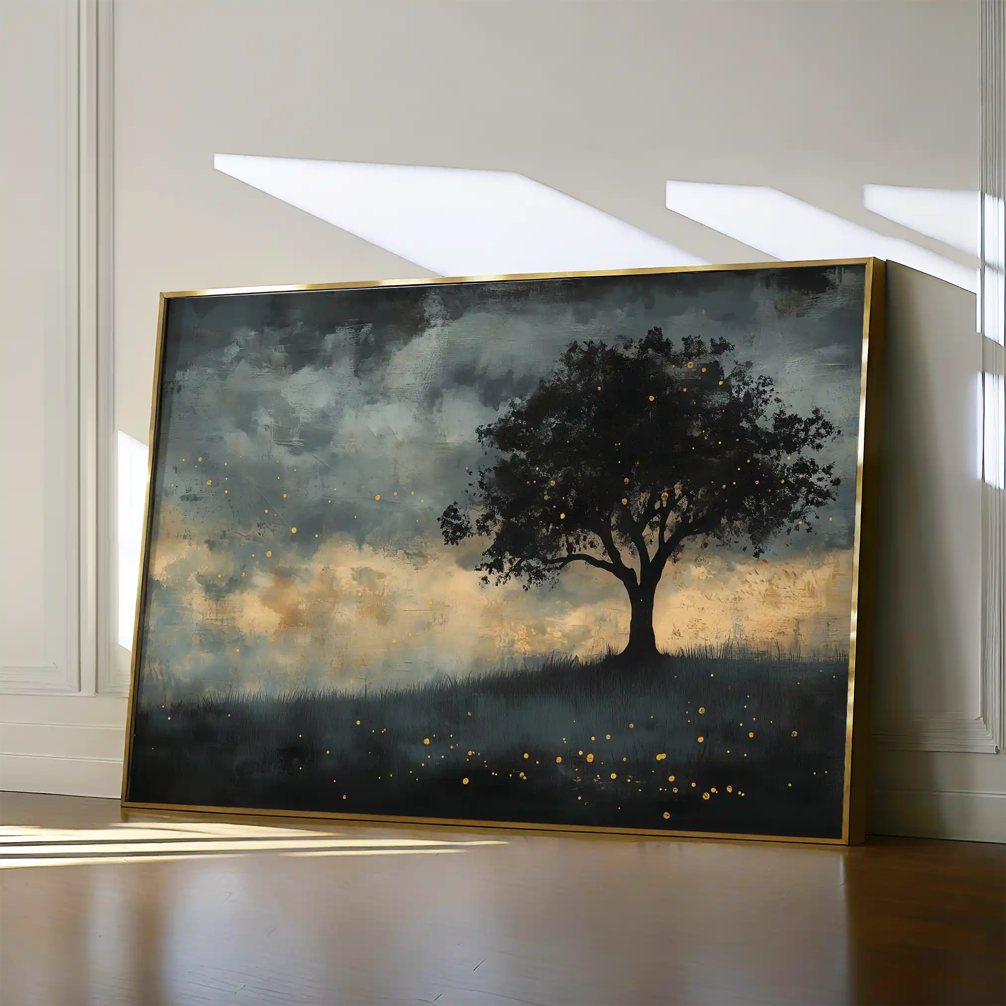 Landscape 457 Canvas Art 90 x 60 cm / Stretched on hidden frame