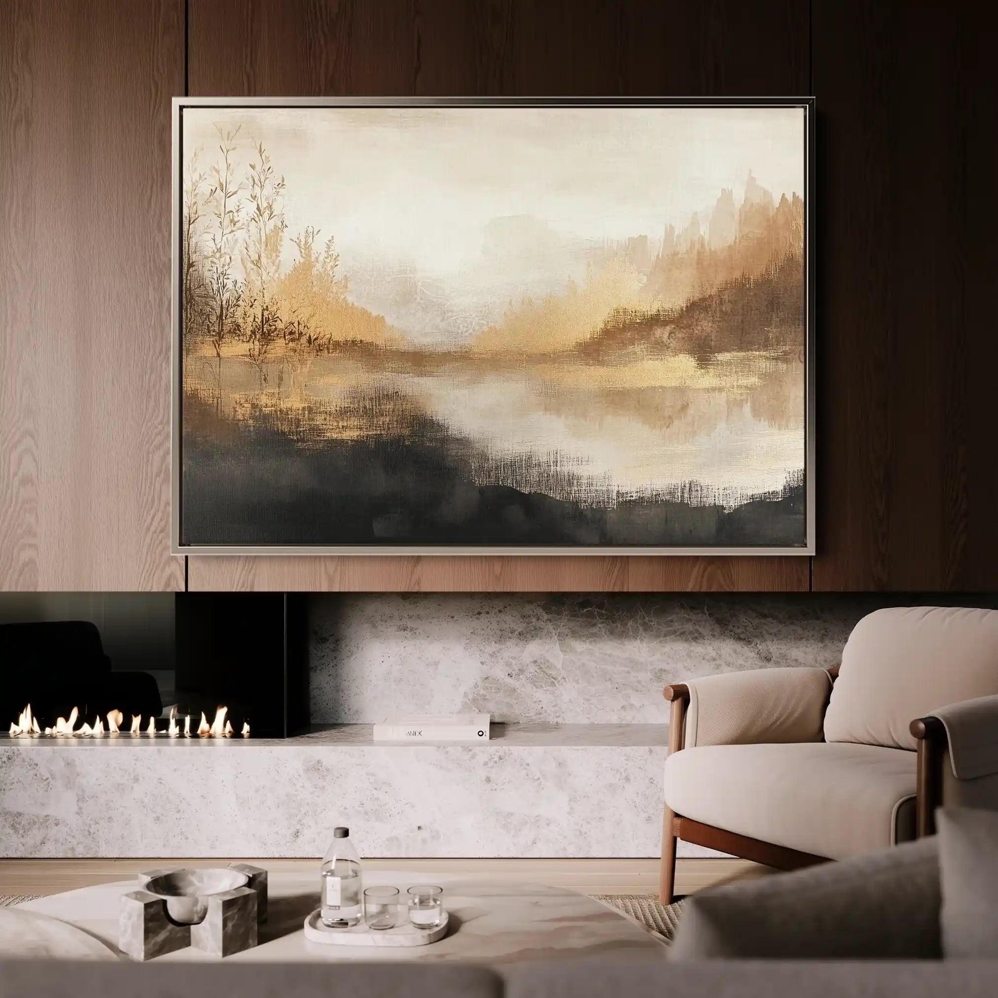 Abstract 458 Canvas Art 60 x 40 cm / Stretched on hidden frame