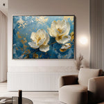 Floral Canvas Wall Art WAD458-F 90 x 60 cm / Stretched on hidden frame