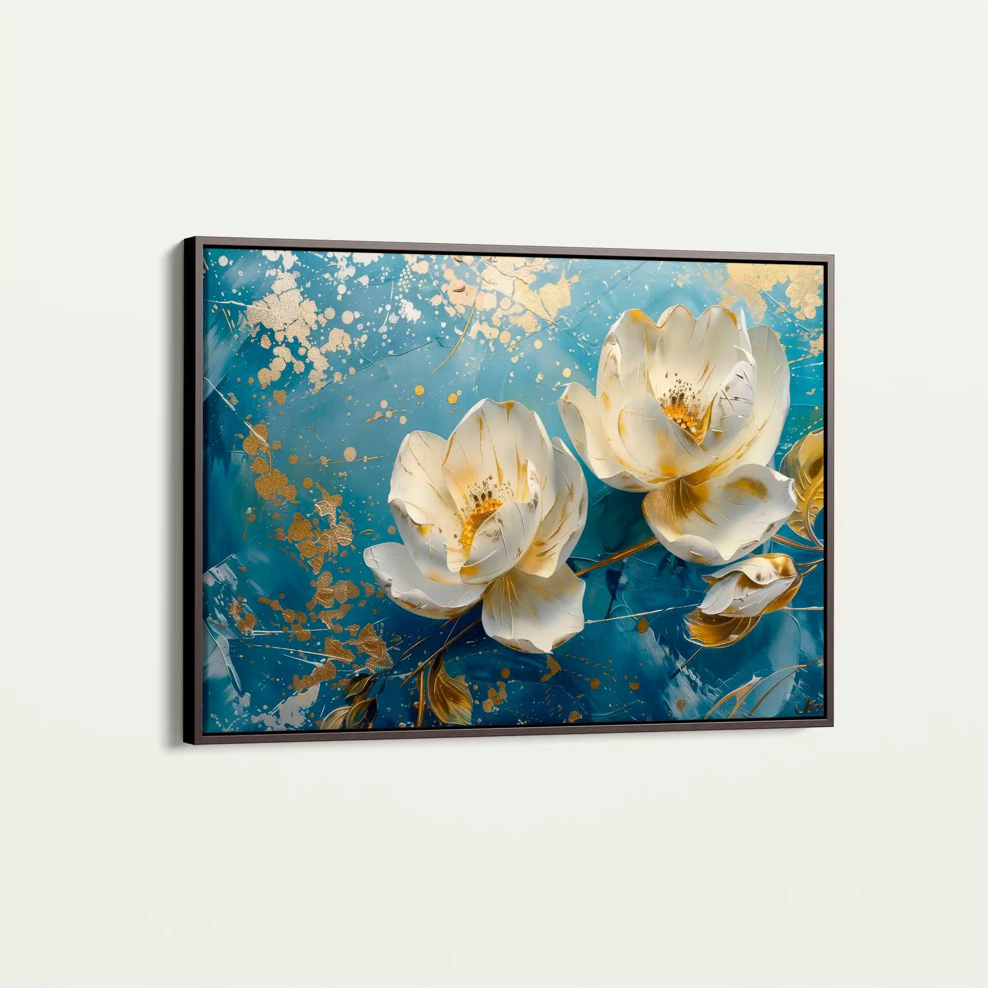 Floral Canvas Wall Art WAD458-F 90 x 60 cm / Stretched on hidden frame