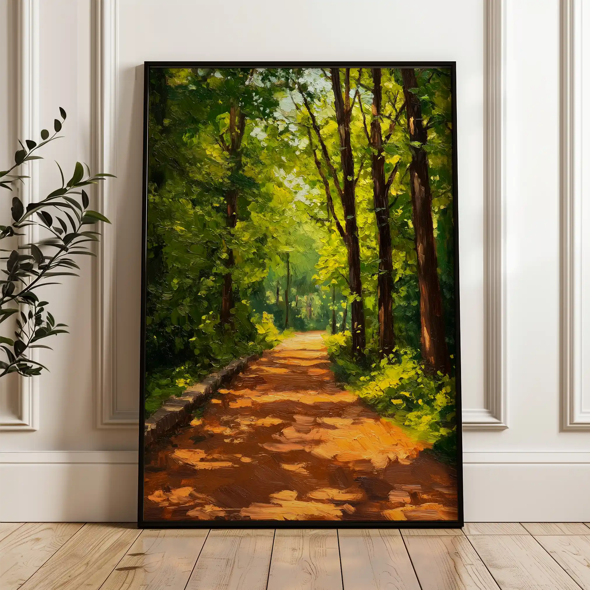 Landscape 458 Canvas Art 90 x 60 cm / Stretched on hidden frame