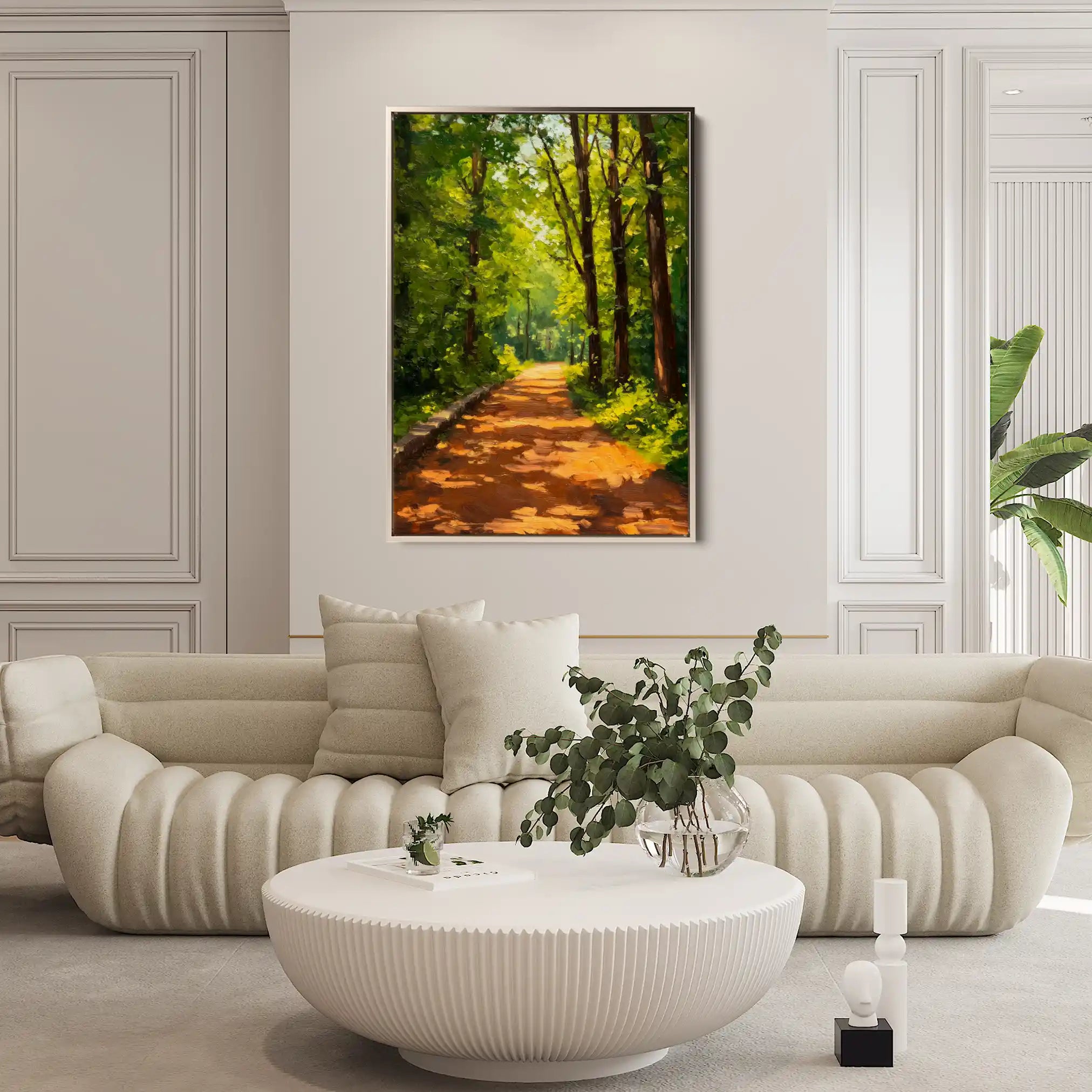 Landscape 458 Canvas Art 90 x 60 cm / Stretched on hidden frame