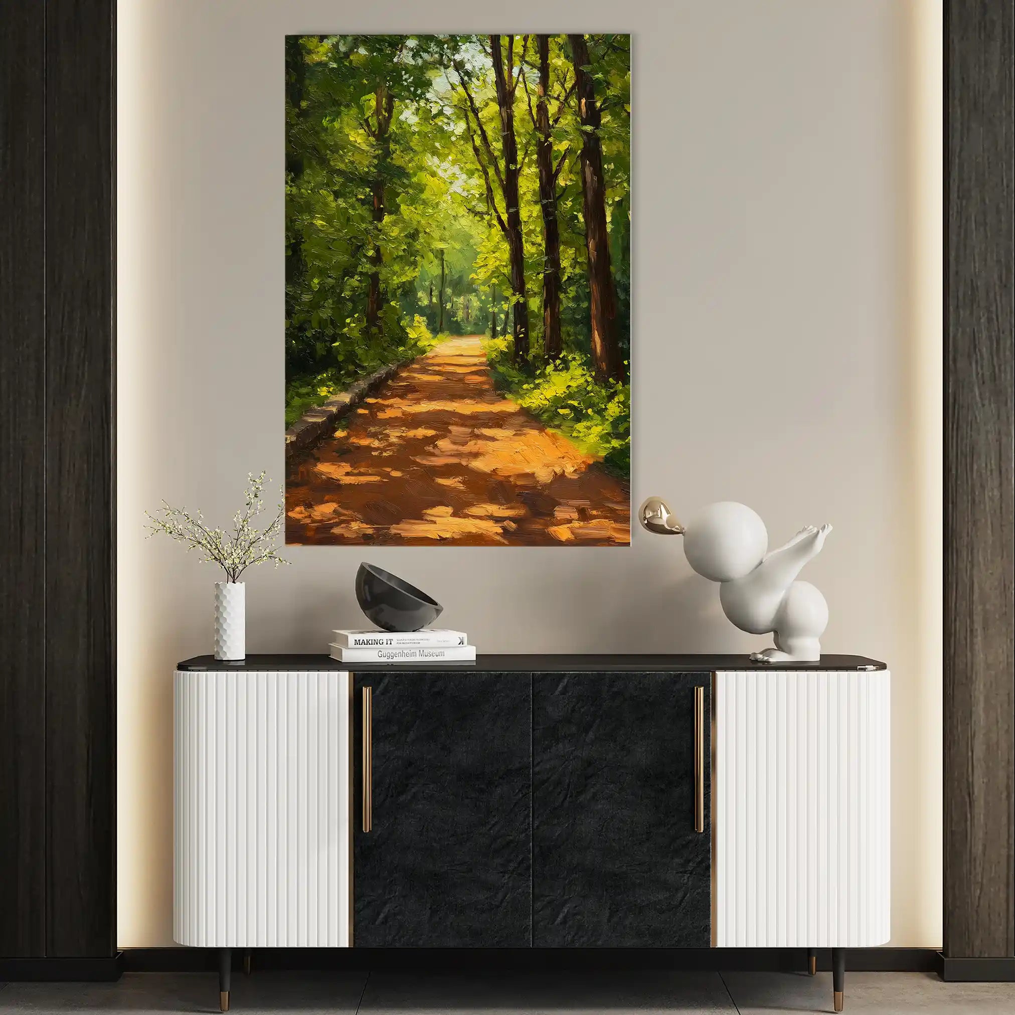 Landscape 458 Canvas Art 90 x 60 cm / Stretched on hidden frame